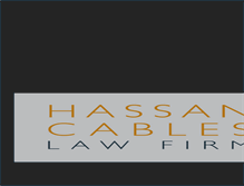 Tablet Screenshot of hassancables.com